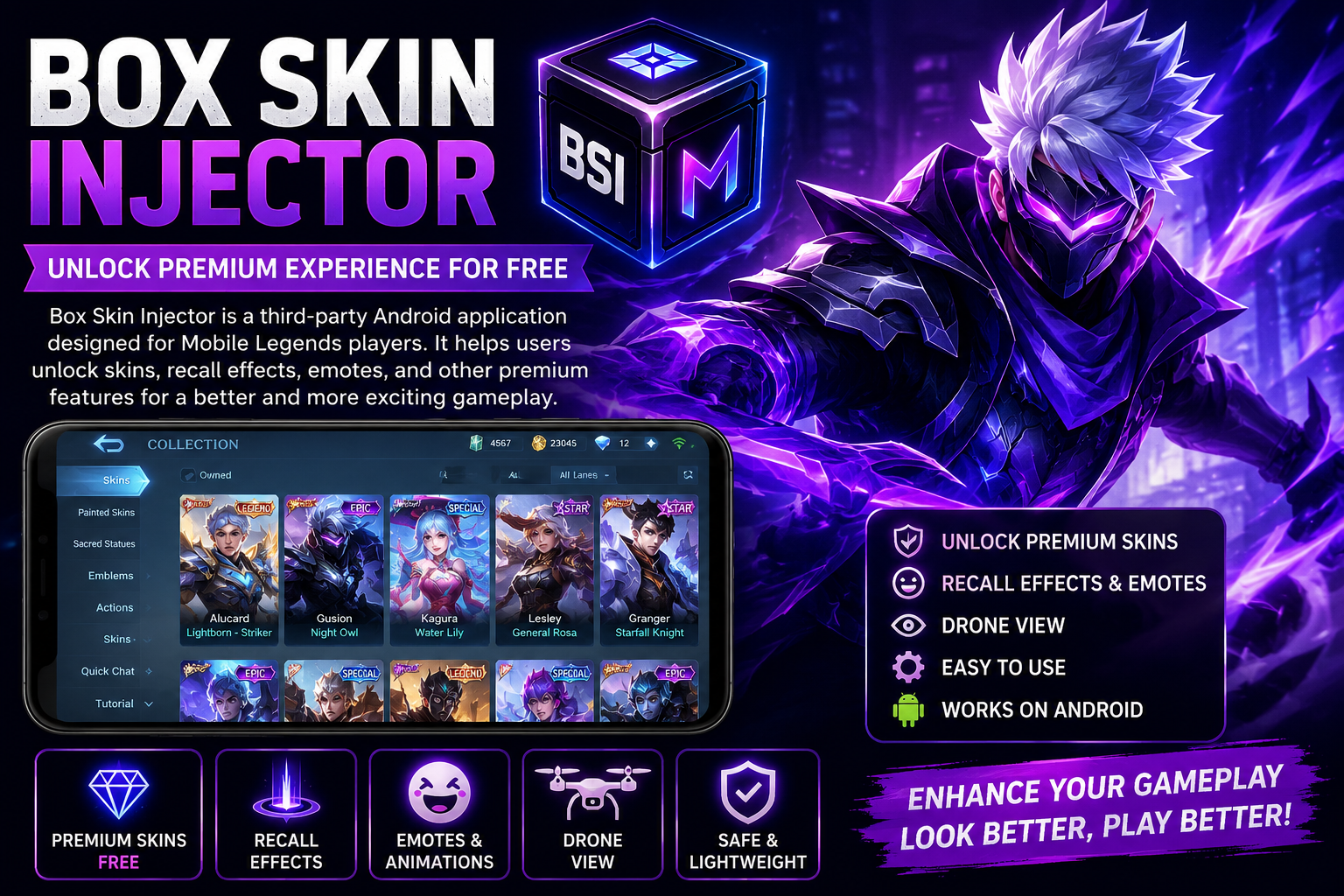 Box Skin Injector 