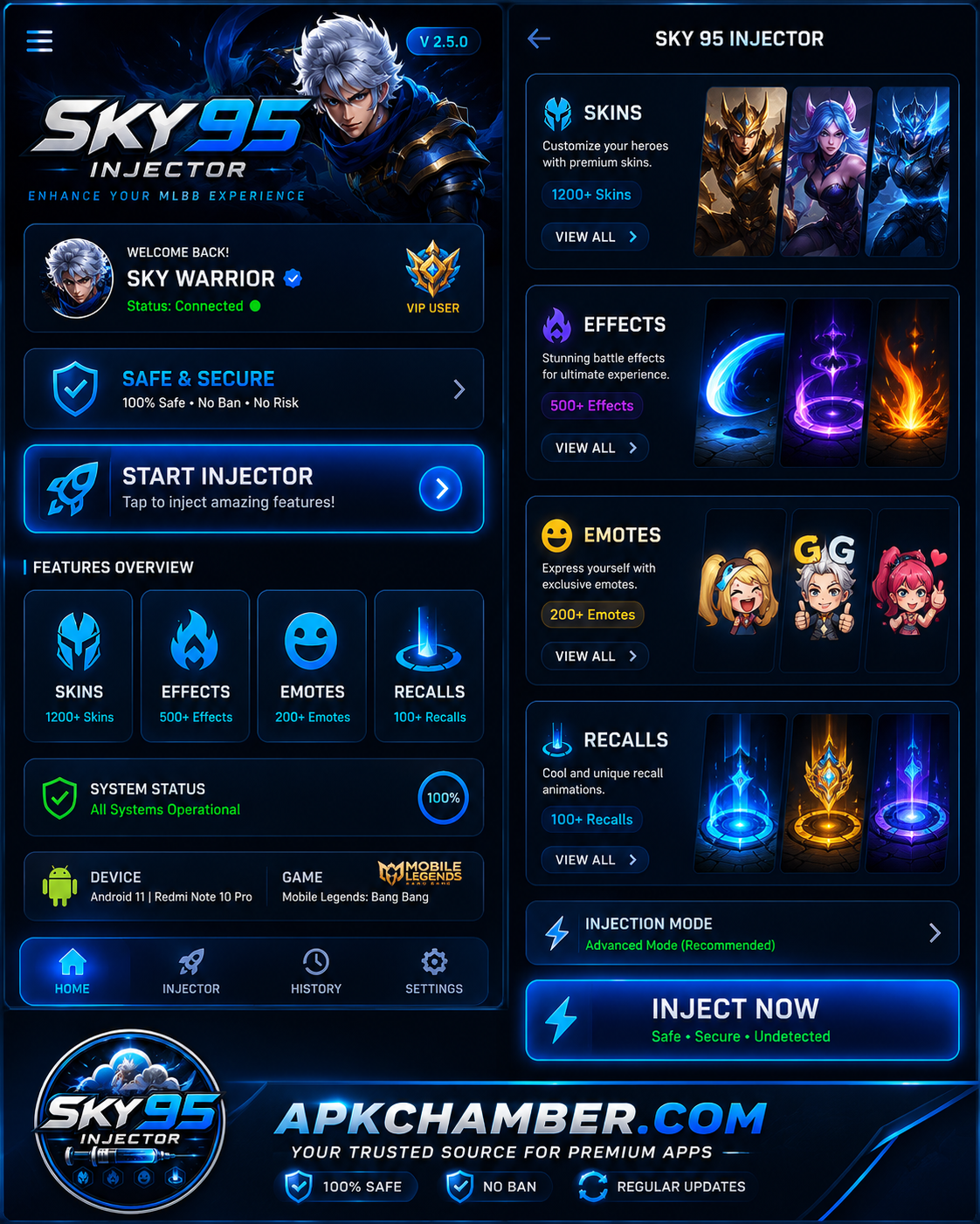 SKY 95 Injector APK Download