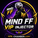 Mind FF VIP Injector APK logo for Free Fire Android tool